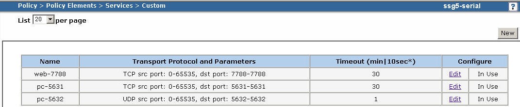 Juniper 防火墙端口映射